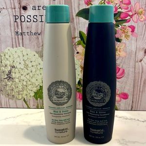 Rhassoul Lava Clay Morocco Hair volumizing shampoo & conditioner 9 fl oz each